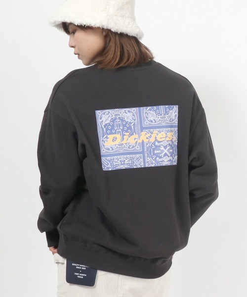 Dickies(ディッキーズ)の「Dickies(ディッキーズ)ロゴプリント スウェットトップス レディース/トレーナー プルオーバー(スウェット・レディース・ホワイト/ブラック/ブラウン/ブルー/ラベンダー/ホワイト系その他/ホワイト系その他2/ホワイト系その他3・M/L)」の11枚目の写真