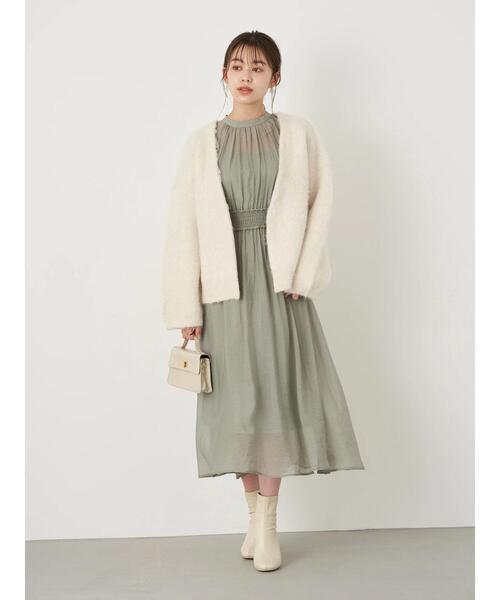 セール】【WEB限定】ミックスカラーニットカーディガン