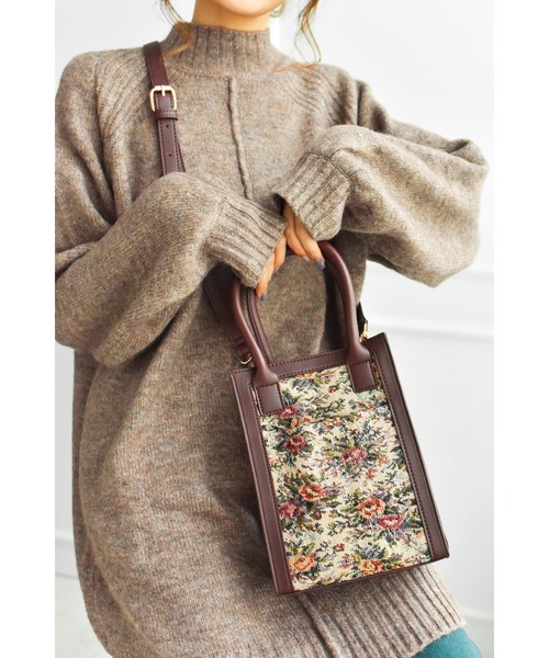 DEVICE（デバイス）の「【ファッションクリエイターMUMUコラボ】Rename スクエア ミニトート ショルダーバッグ（ショルダーバッグ・レディース・マルチ/レオパード・FREE）」の3枚目の写真