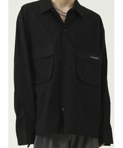 WESTBOY(ウエストボーイ)の「【WB ORIGINALS】Relax Work Long Sleeve Shirt WO21W2TP05(シャツ/ブラウス・メンズ・ホワイト/ブラック・M/L/XL)」の5枚目の写真