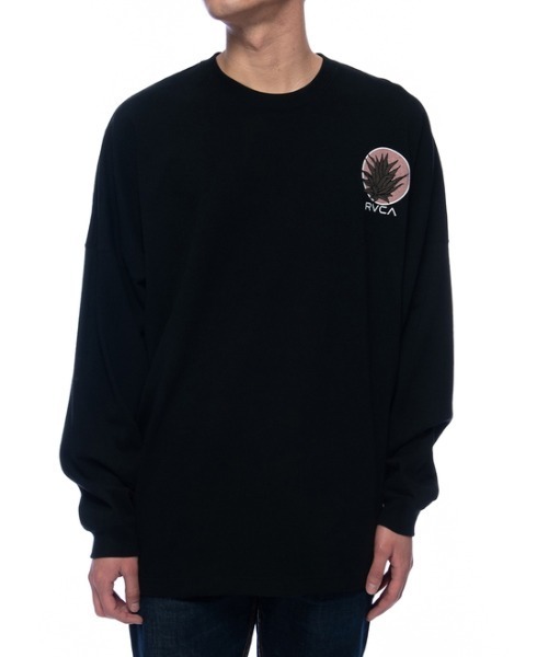 【送料無料】RVCA メンズ MOJAVE LT ロングスリーブＴシャツ RVCA（ルーカ）の「RVCA メンズ MOJAVE LT ロングスリーブT
