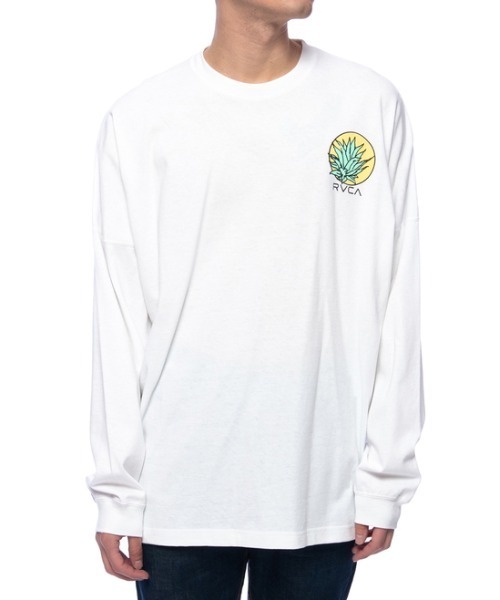 【送料無料】RVCA メンズ MOJAVE LT ロングスリーブＴシャツ RVCA（ルーカ）の「RVCA メンズ MOJAVE LT ロングスリーブT