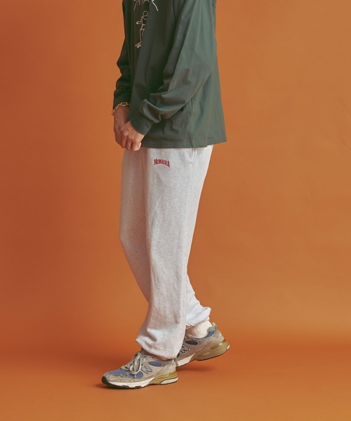CPCM（シーピーシーエム）の「NEBRASKAスウェットパンツ（スウェットパンツ・メンズ・グレー/グリーン/オレンジ/チャコールグレー・FREE）」の8枚目の写真