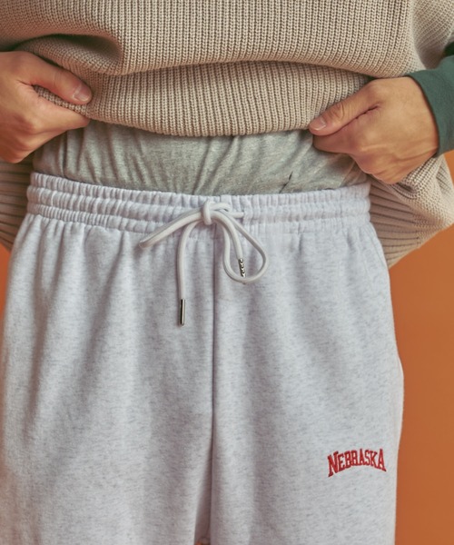 CPCM（シーピーシーエム）の「NEBRASKAスウェットパンツ（スウェットパンツ・メンズ・グレー/グリーン/オレンジ/チャコールグレー・FREE）」の17枚目の写真