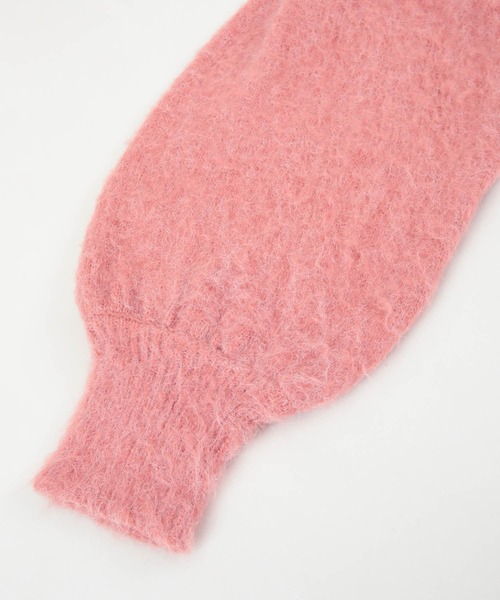 titivate（ティティベイト）の「ﾐﾆｼｬｷﾞｰﾆｯﾄｶｰﾃﾞｨｶﾞﾝ（カーディガン/ボレロ・レディース・ピンク/ライトグリーン/モカ/グレイッシュベージュ・S/M）」の16枚目の写真