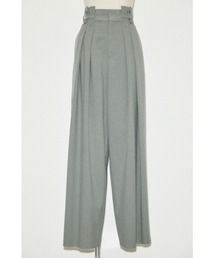 THROW by SLY | THROW HW WIDE TUCK TROUSER ハイウエスト  ワイド タック パンツ(スラックス)