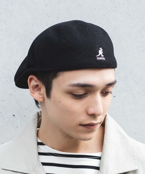 KANGOL（カンゴール）の「WEGO/Wool 504（ハンチング/ベレー帽・メンズ・ブラック/ブラウン/キャメル・FREE）」の4枚目の写真