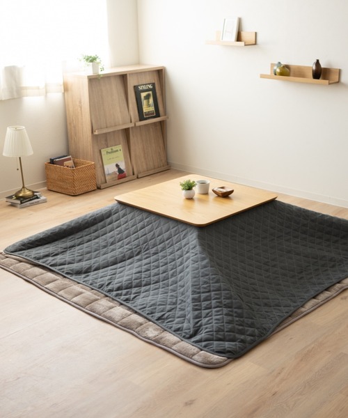 【デニム調】こたつ上掛けカバー/正方形（家具）｜EMOOR（エムール）