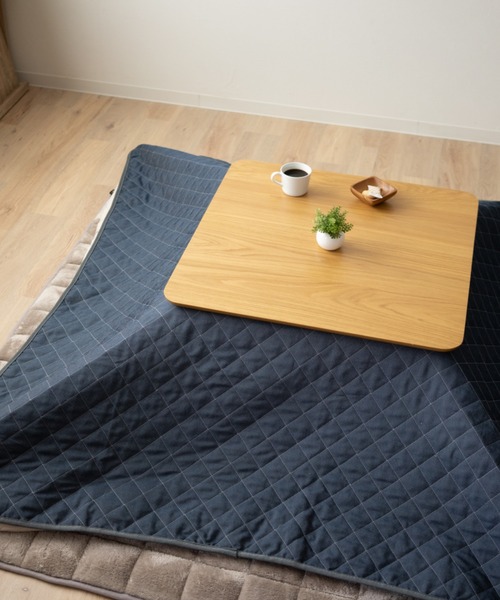 【デニム調】こたつ上掛けカバー/正方形（家具）｜EMOOR（エムール）