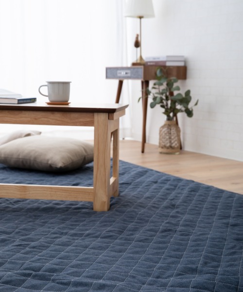 【デニム調】こたつ上掛けカバー/正方形（家具）｜EMOOR（エムール）