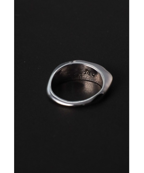 mou（モウ）の「ななめラインぷっくりリング（リング・レディース・シルバー・11号/9号/14号/13号）」の2枚目の写真
