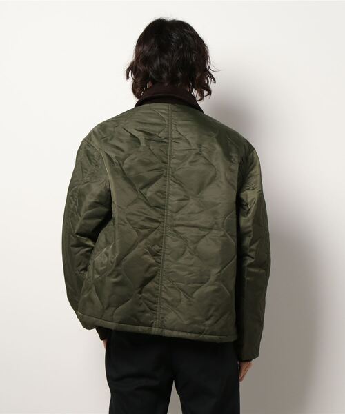 RODEO CROWNS WIDE BOWL(ロデオクラウンズワイドボウル)の「キルトジャケット(ミリタリージャケット・メンズ・ブラック/カーキ・MEDIUM/LARGE)」の5枚目の写真