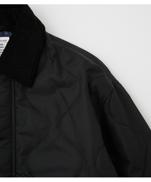 RODEO CROWNS WIDE BOWL(ロデオクラウンズワイドボウル)の「キルトジャケット(ミリタリージャケット・メンズ・ブラック/カーキ・MEDIUM/LARGE)」の8枚目の写真