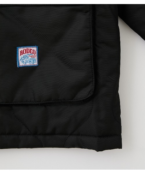 RODEO CROWNS WIDE BOWL(ロデオクラウンズワイドボウル)の「キルトジャケット(ミリタリージャケット・メンズ・ブラック/カーキ・MEDIUM/LARGE)」の11枚目の写真