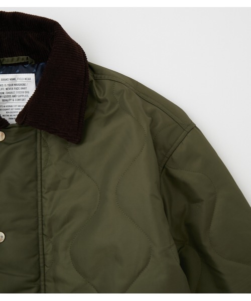 RODEO CROWNS WIDE BOWL(ロデオクラウンズワイドボウル)の「キルトジャケット(ミリタリージャケット・メンズ・ブラック/カーキ・MEDIUM/LARGE)」の19枚目の写真