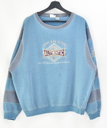 【ヴィンテージ古着】80s Todays News 切り替えスウェット