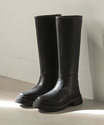 トラックソールロングブーツ