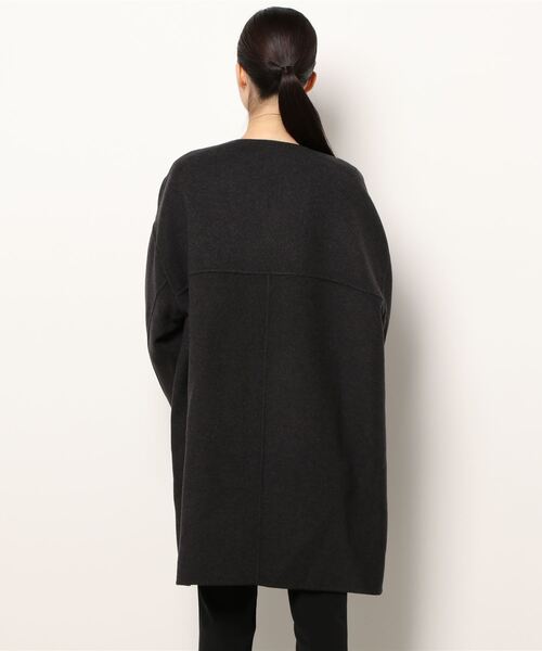 IENA（イエナ）の「MANTECO PUREダブルフェイス ハーフコート（その他アウター・レディース・チャコールグレー/ベージュ・38/36）」の9枚目の写真