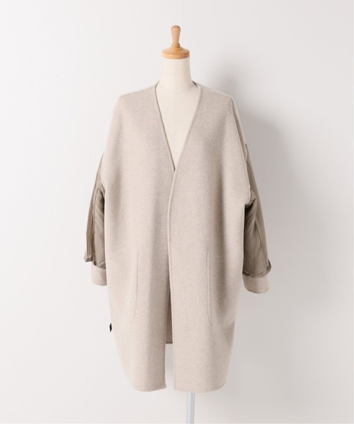 IENA（イエナ）の「MANTECO PUREダブルフェイス ハーフコート（その他アウター・レディース・チャコールグレー/ベージュ・38/36）」の15枚目の写真