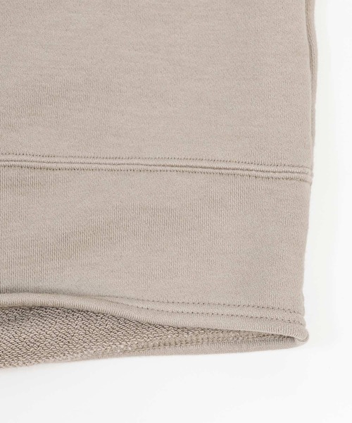 quadro（クオドロ）の「コーデュラヘビー裏毛ラグランプルオーバー（Tシャツ/カットソー・レディース・グレイッシュベージュ/カーキ/オートミール/ダークブラウン/ホワイト/ブルーグリーン/ダークネイビー・FREE）」の10枚目の写真