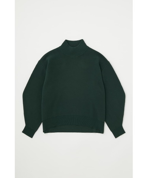 MOUSSY（マウジー）の「HALF MILANO KNIT トップス（ニット/セーター・レディース・ライトベージュ/グリーン/ブラウン/ブラック・FREE）」の7枚目の写真