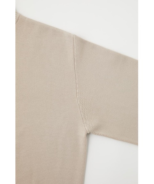 MOUSSY（マウジー）の「HALF MILANO KNIT トップス（ニット/セーター・レディース・ライトベージュ/グリーン/ブラウン/ブラック・FREE）」の11枚目の写真