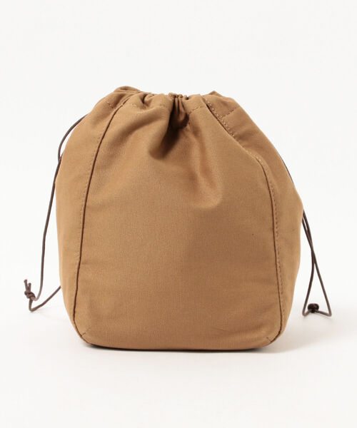 BEAMS LIGHTS（ビームスライツ）の「BEAMS LIGHTS / キャンバス 巾着（ハンドバッグ・メンズ・ブラウン/ナチュラル・FREE）」の13枚目の写真