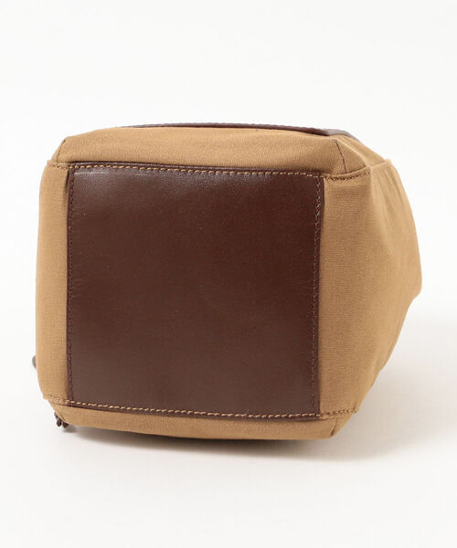 BEAMS LIGHTS（ビームスライツ）の「BEAMS LIGHTS / キャンバス 巾着（ハンドバッグ・メンズ・ブラウン/ナチュラル・FREE）」の15枚目の写真