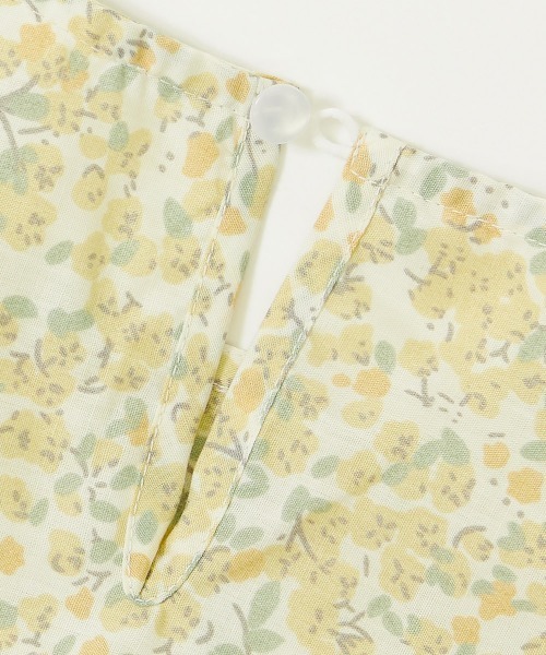 devirock(デビロック)の「花柄ティアード半袖ワンピース(ワンピース・キッズ・ブラック/イエロー/グレイッシュブルー・110cm/100cm/120cm/130cm/140cm/150cm/160cm)」の8枚目の写真