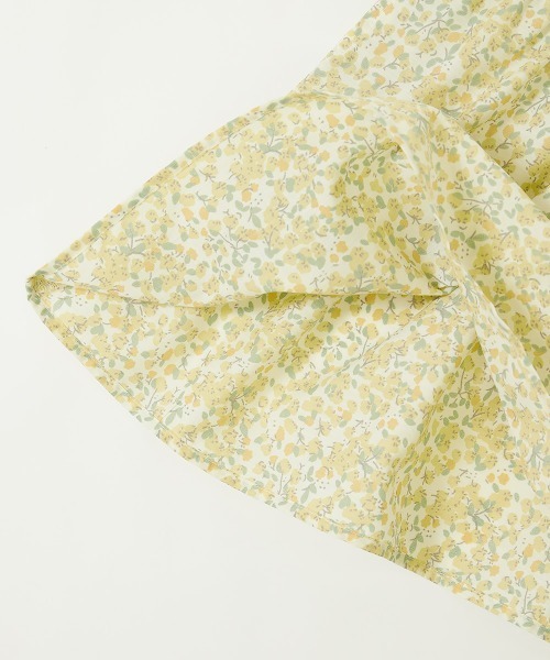 devirock(デビロック)の「花柄ティアード半袖ワンピース(ワンピース・キッズ・ブラック/イエロー/グレイッシュブルー・110cm/100cm/120cm/130cm/140cm/150cm/160cm)」の10枚目の写真