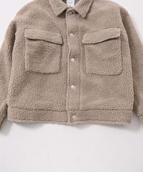 NIDO（ニド）の「ボアCPOジャケット（その他アウター・メンズ・ブラック/ベージュ・MEDIUM/LARGE）」の13枚目の写真