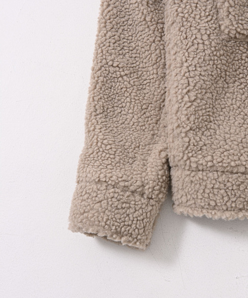 NIDO（ニド）の「ボアCPOジャケット（その他アウター・メンズ・ブラック/ベージュ・MEDIUM/LARGE）」の14枚目の写真