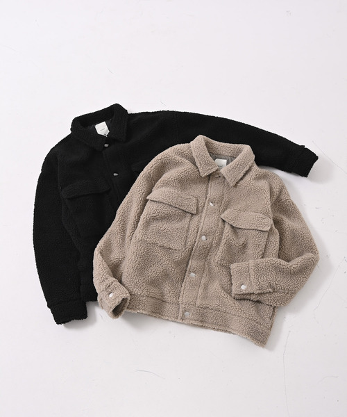 NIDO（ニド）の「ボアCPOジャケット（その他アウター・メンズ・ブラック/ベージュ・MEDIUM/LARGE）」の17枚目の写真