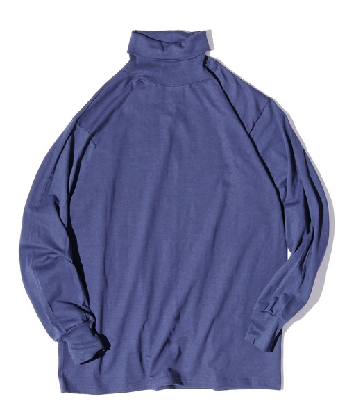 ROOPTOKYO(ループトウキョウ)の「LIFEWEAR/ライフウェア TURTLE LS TEE SHIRTS 5.5oz BASIC ハイネックカットソー(Tシャツ/カットソー・メンズ・ホワイト/ブラック/アッシュグレー/ネイビー・M/L/XL)」の8枚目の写真