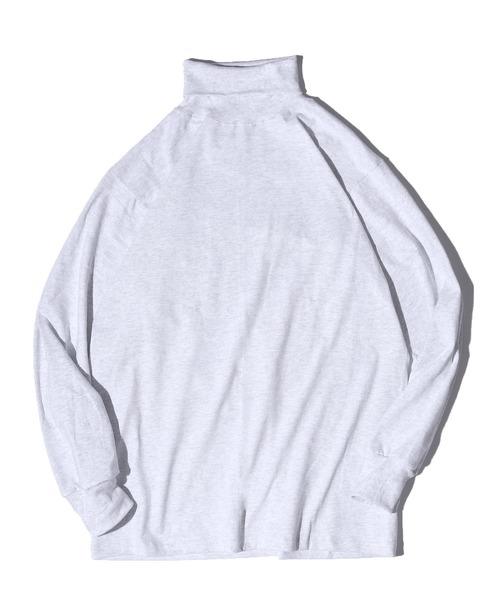 ROOPTOKYO(ループトウキョウ)の「LIFEWEAR/ライフウェア TURTLE LS TEE SHIRTS 5.5oz BASIC ハイネックカットソー(Tシャツ/カットソー・メンズ・ホワイト/ブラック/アッシュグレー/ネイビー・M/L/XL)」の9枚目の写真