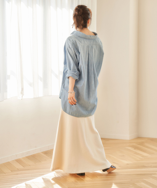 JOURNAL STANDARD(ジャーナルスタンダード)の「■《追加》CHAMBRAY SHIRT◆2(シャツ/ブラウス・レディース・ブルー/ネイビー・FREE)」の16枚目の写真