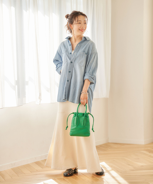 JOURNAL STANDARD(ジャーナルスタンダード)の「■《追加》CHAMBRAY SHIRT◆2(シャツ/ブラウス・レディース・ブルー/ネイビー・FREE)」の15枚目の写真