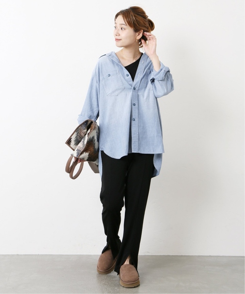 JOURNAL STANDARD(ジャーナルスタンダード)の「■《追加》CHAMBRAY SHIRT◆2(シャツ/ブラウス・レディース・ブルー/ネイビー・FREE)」の8枚目の写真