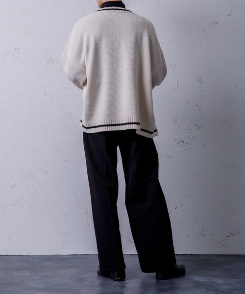 Adoon plain（アドーンプレーン）の「【Adoon plain】ワイドフレアパンツ（その他パンツ・メンズ・ブラック/ベージュ/グリーン・SMALL/MEDIUM/LARGE）」の13枚目の写真