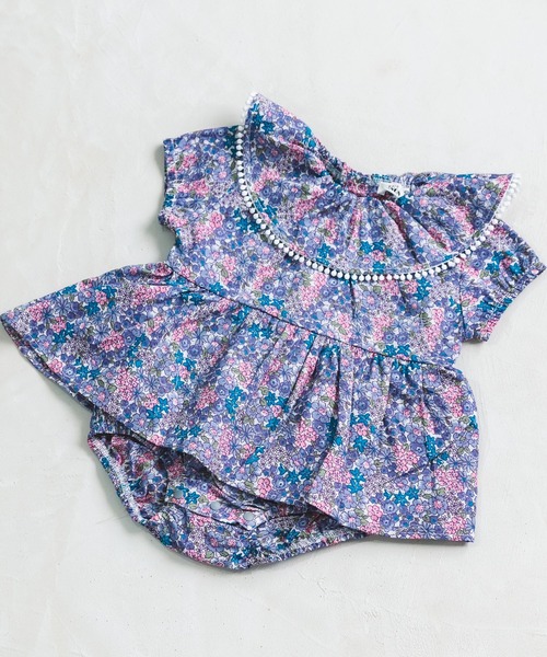 ベビー かぞくおそろい ワンピース型フリル半袖ロンパース ロンパース Pairmanon ペアマノン のファッション通販 Zozotown