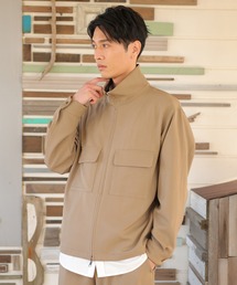 UNION STATION | 【セットアップ対応】ストレッチツイルスタンドカラーブルゾン(ブルゾン)