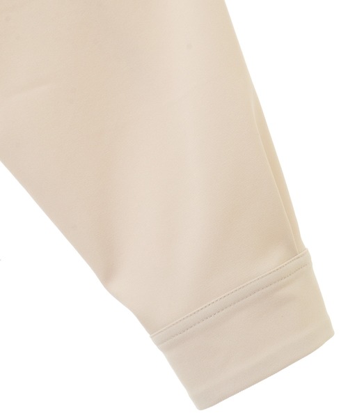 UNION STATION（ユニオンステーション）の「【セットアップ対応】ストレッチツイルスタンドカラーブルゾン（ブルゾン・メンズ・オフホワイト/グレイッシュベージュ・L/S/M）」の4枚目の写真