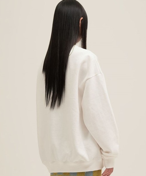 ISTKUNST（イストクンスト）の「【UNISEX】ISTKUNST／サンダーBEARプルオーバー(裏起毛)  2257969（スウェット・レディース・ホワイト/ライトグレー/ブラック/イエロー/セージグリーン・SMALL/MEDIUM/LARGE）」の14枚目の写真
