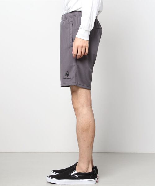 le coq sportif(ルコックスポルティフ)の「エコペットハーフパンツ ベーシック メンズ ウェア ハーフパンツ ショートパンツ ボトムス トレーニング トレーニングウェア スポーツウェア(その他パンツ・メンズ・チャコールグレー/ブラック/ネイビー・S/M/L/XL/XXL)」の5枚目の写真