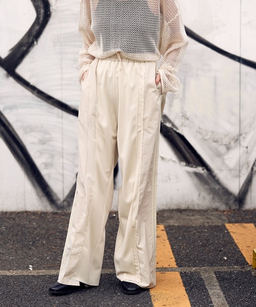 etsinta（エシンタ）の「【etsinta/エシンタ】リメイクジャージーパンツ（その他パンツ・レディース・チャコールグレー/ブルー/グリーン/アイボリー・SMALL/MEDIUM）」の14枚目の写真