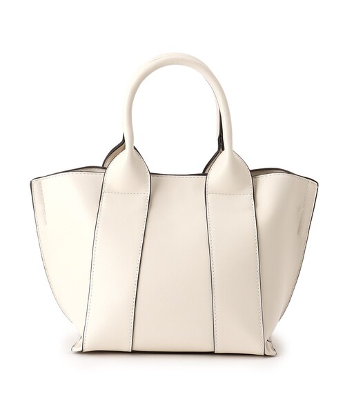 DRESKIP（ドレスキップ）の「◆【通勤】ワイドベルトトート【抗菌防臭裏地】（トートバッグ・レディース・ブラック/グレー/アイボリー・00）」の6枚目の写真