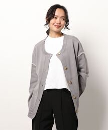 ehka sopo | 前後着ハンドステッチカーディガン(カーディガン/ボレロ)