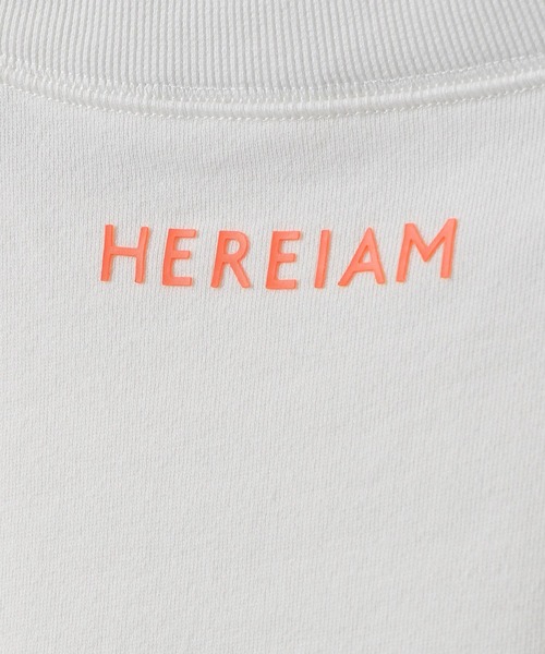 HEREIAM(ヘレイアム)の「【HEREIAM】ネオンロゴスウェットプルオーバー(スウェット・レディース・ホワイト/ネイビー/オレンジ・FREE)」の16枚目の写真