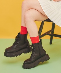 PUNYUS | プラットフォームコンバットブーツ(ブーツ)