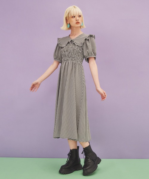 PUNYUS(プニュズ)の「プラットフォームコンバットブーツ(ブーツ・レディース・ブラック・1/2/4/3)」の14枚目の写真